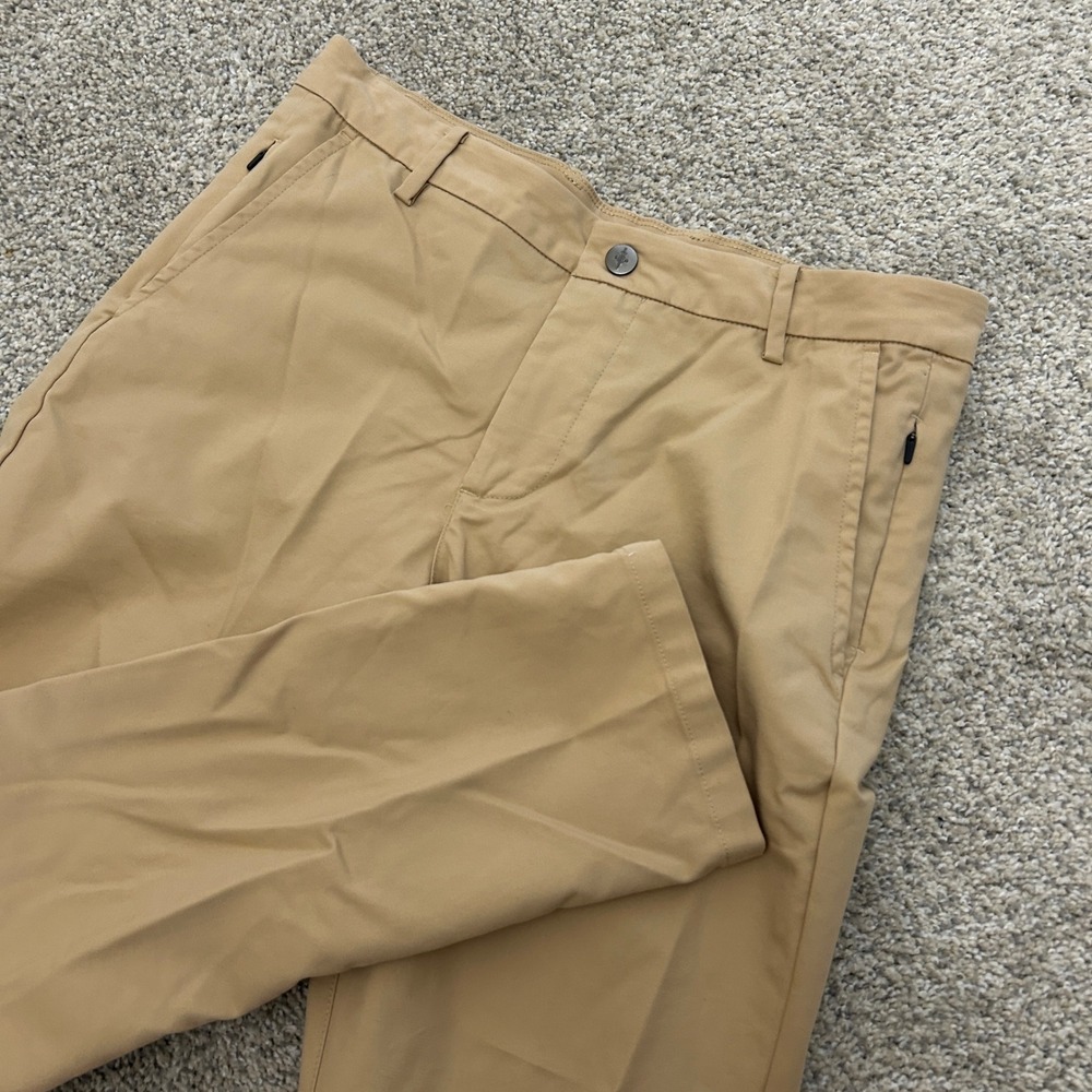 LRD Performance Chino Pants 30x30 (Fits 30X27) Tan Khaki Stretch Golf‎ Trousers